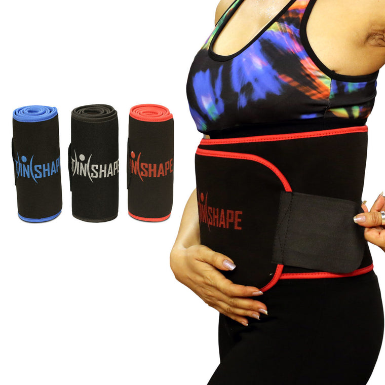 Slimming Waist Trimmer Belt for Men & Women – Adjustable Sweat Belt for Weight Loss, Tummy Control & Workout Support (Free Size, Random Color)