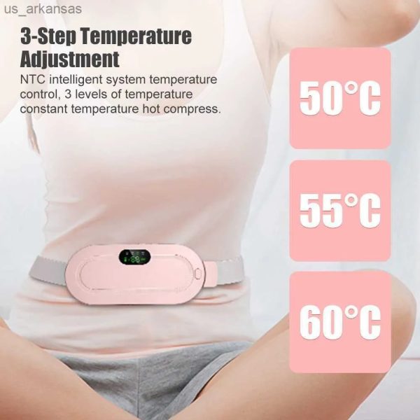 HerComfort Heating & Massage Belt Soothing Heat + Gentle Massage for Period Discomfort
