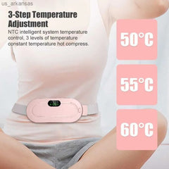 HerComfort Portable Rechargeable Heating Belt | Heat & Massage | USB Powered