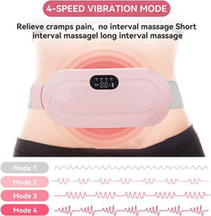 HerComfort Portable Rechargeable Heating Belt | Heat & Massage | USB Powered
